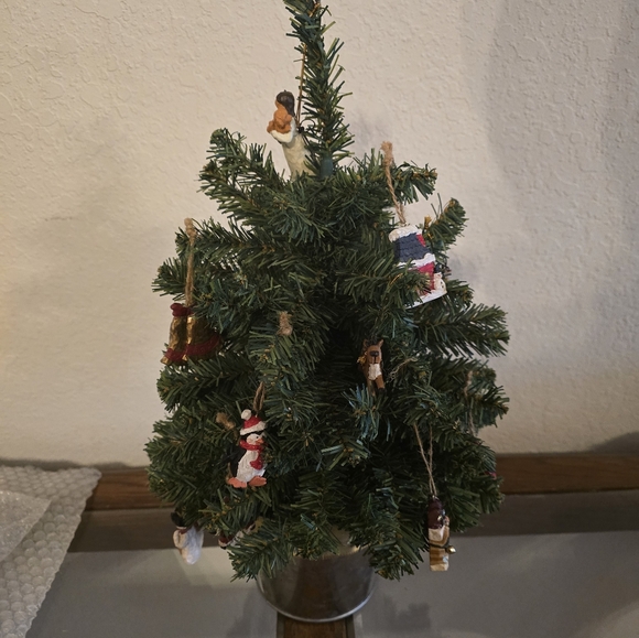 Like new table top fully decorated mini Christmas tree. - Picture 8 of 15